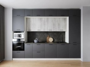 Кухонный гарнитур Санторини 3400 (Стол. 38мм) в Ноябрьске - noyabrsk.mebel24.online | фото