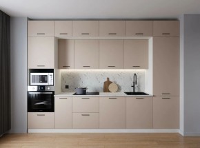 Кухонный гарнитур Шампань 3400 (Стол. 38мм) в Ноябрьске - noyabrsk.mebel24.online | фото