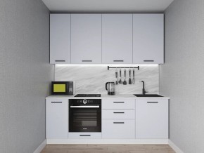 Кухонный гарнитур Смоки 2200 h950 (Стол. 38 мм) в Ноябрьске - noyabrsk.mebel24.online | фото 1
