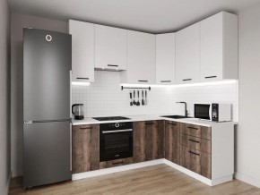 Кухонный гарнитур Старое Дерево 2200*1600 h950 (Стол. 38мм) в Ноябрьске - noyabrsk.mebel24.online | фото