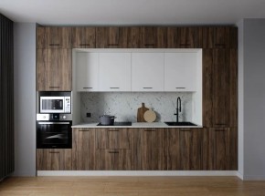 Кухонный гарнитур Старое Дерево 3400 (Стол. 26мм) в Ноябрьске - noyabrsk.mebel24.online | фото