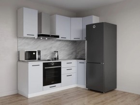 Кухонный гарнитур угловой Смоки 2200*1000 (Стол. 38 мм) в Ноябрьске - noyabrsk.mebel24.online | фото