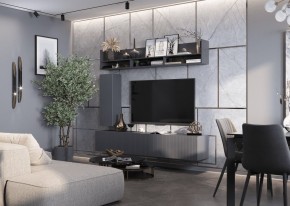 КВИНТА Гостиная 1600 (темно серый) в Ноябрьске - noyabrsk.mebel24.online | фото 1