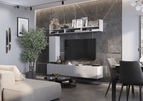 КВИНТА Гостиная (модульная) белый в Ноябрьске - noyabrsk.mebel24.online | фото