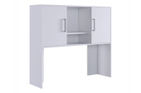 ЛАЙТ 2 Надстройка стола компьютерного (1200) белый в Ноябрьске - noyabrsk.mebel24.online | фото