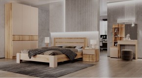 ЛЕНОРА Спальный гарнитур (модульный) кашемир в Ноябрьске - noyabrsk.mebel24.online | фото