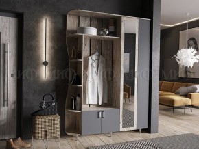 ЛИКА №1 Прихожая ЛДСП (графит/дуб юкон) в Ноябрьске - noyabrsk.mebel24.online | фото