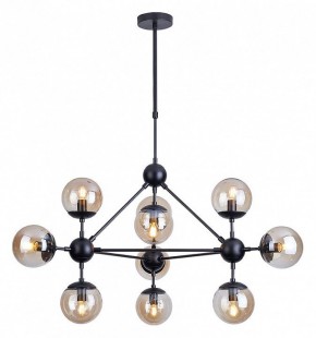 Люстра на штанге Arte Lamp Bolla A1664SP-10BK в Ноябрьске - noyabrsk.mebel24.online | фото