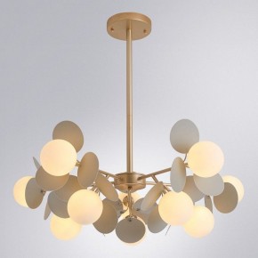 Люстра на штанге Arte Lamp Peacock A1369SP-10GY в Ноябрьске - noyabrsk.mebel24.online | фото 2