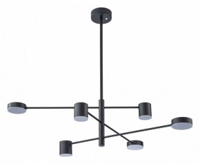 Люстра на штанге Arte Lamp Stanley A2476PL-40BK в Ноябрьске - noyabrsk.mebel24.online | фото