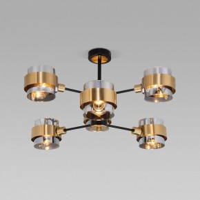 Люстра на штанге Eurosvet Arcada 70127/6 черный/дымчатый в Ноябрьске - noyabrsk.mebel24.online | фото 2