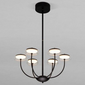 Люстра на штанге Eurosvet Fungo 50388 LED черный в Ноябрьске - noyabrsk.mebel24.online | фото