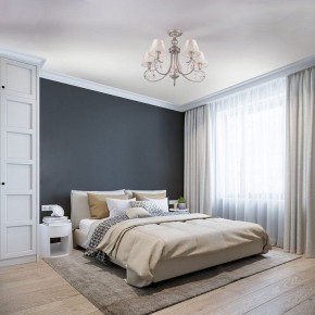 Люстра на штанге Eurosvet Incanto 60069/5 серебро в Ноябрьске - noyabrsk.mebel24.online | фото 5