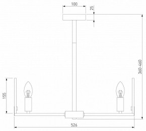 Люстра на штанге Eurosvet Marble 60158/5 латунь в Ноябрьске - noyabrsk.mebel24.online | фото 3