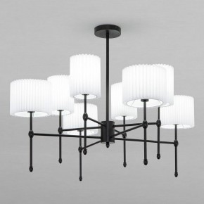 Люстра на штанге Eurosvet Notturno 60162/8 черный в Ноябрьске - noyabrsk.mebel24.online | фото