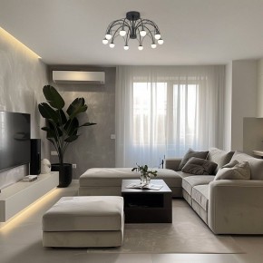 Люстра на штанге Eurosvet Ragno 90035/10 LED черный в Ноябрьске - noyabrsk.mebel24.online | фото 5