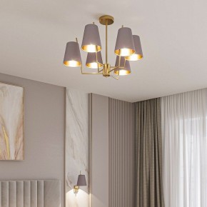 Люстра на штанге Eurosvet Topanga 60173/6 латунь в Ноябрьске - noyabrsk.mebel24.online | фото 3