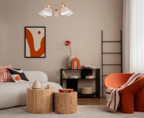 Люстра на штанге EVOLUCE VISTA SLE1256-502-05 в Ноябрьске - noyabrsk.mebel24.online | фото 7