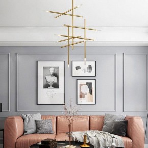 Люстра на штанге Imperiumloft Traverse Gold TRAVERSE01 в Ноябрьске - noyabrsk.mebel24.online | фото 4