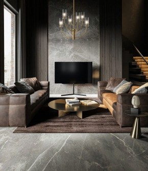 Люстра на штанге Maytoni Arco MOD223PL-06BS в Ноябрьске - noyabrsk.mebel24.online | фото 4