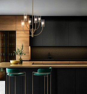 Люстра на штанге Maytoni Arco MOD223PL-06BS в Ноябрьске - noyabrsk.mebel24.online | фото 6