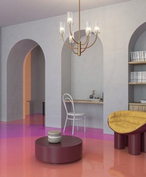 Люстра на штанге Maytoni Arco MOD223PL-08BS в Ноябрьске - noyabrsk.mebel24.online | фото 4