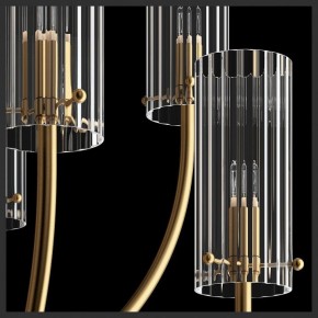 Люстра на штанге Maytoni Arco MOD223PL-08BS в Ноябрьске - noyabrsk.mebel24.online | фото 5