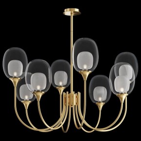 Люстра на штанге Maytoni Aura MOD016PL-08BS в Ноябрьске - noyabrsk.mebel24.online | фото 2