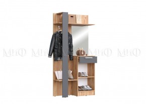 МАРТИНА Прихожая (модульная) дуб крафт/графит в Ноябрьске - noyabrsk.mebel24.online | фото 3