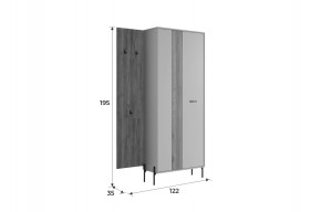 МЕБЕЛЬСОН К8 Прихожая в Ноябрьске - noyabrsk.mebel24.online | фото 2