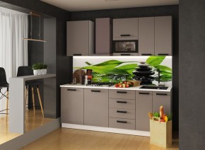 Модульная кухня Осло карбон латте в Ноябрьске - noyabrsk.mebel24.online | фото 1