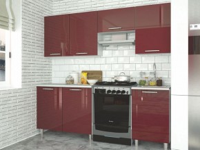 Модульная кухня Танго бордо в Ноябрьске - noyabrsk.mebel24.online | фото 2