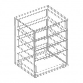 МОНИКА Комод с 4 ящиками в Ноябрьске - noyabrsk.mebel24.online | фото 3