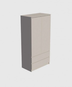 МОРИ МШ 900.1 Шкаф с 2-мя дв. и 2-мя ящ. (Сатин) в Ноябрьске - noyabrsk.mebel24.online | фото 2