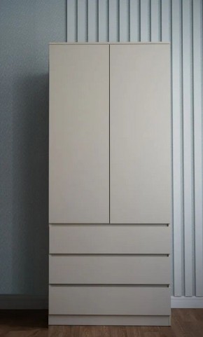 МОРИ МШ 900.2 Шкаф с 2-мя дв. и 3-мя ящ. ВЫСОКИЙ (Сатин) в Ноябрьске - noyabrsk.mebel24.online | фото 1