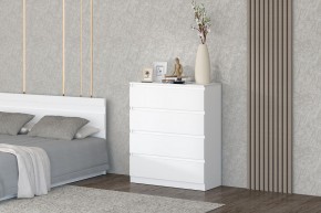 МС "Хилтон" Комод №1 800 (4 ящ.) белый текстурный в Ноябрьске - noyabrsk.mebel24.online | фото