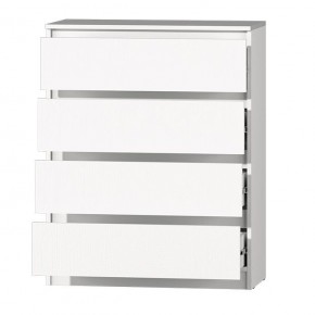 МС "Хилтон" Комод №1 800 (4 ящ.) белый текстурный в Ноябрьске - noyabrsk.mebel24.online | фото 3