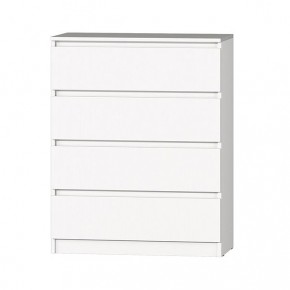 МС "Хилтон" Комод №1 800 (4 ящ.) Белый текстурный в Ноябрьске - noyabrsk.mebel24.online | фото
