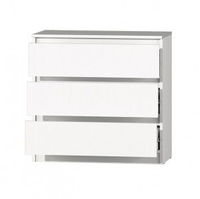 МС "Хилтон" Комод №2 800 (3 ящ.) белый текстурный в Ноябрьске - noyabrsk.mebel24.online | фото 3
