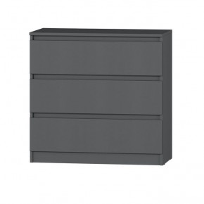 МС "Хилтон" Комод №2 800 (3 ящ.) графит в Ноябрьске - noyabrsk.mebel24.online | фото