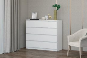 МС "Хилтон" Комод №3 1200 (8 ящ.) белый текстурный в Ноябрьске - noyabrsk.mebel24.online | фото