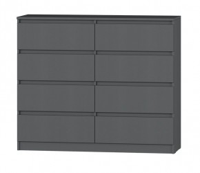МС "Хилтон" Комод №3 1200 (8 ящ.) графит в Ноябрьске - noyabrsk.mebel24.online | фото