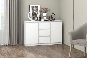 МС "Хилтон" Комод №4 1200 (белый текстурный) в Ноябрьске - noyabrsk.mebel24.online | фото