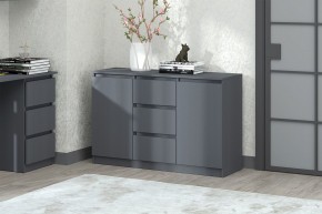 МС "Хилтон" Комод №4 1200 (графит) в Ноябрьске - noyabrsk.mebel24.online | фото