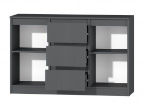 МС "Хилтон" Комод №4 1200 (графит) в Ноябрьске - noyabrsk.mebel24.online | фото 3