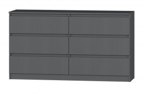 МС "Хилтон" Комод №5 1400 (6 ящ.) графит в Ноябрьске - noyabrsk.mebel24.online | фото