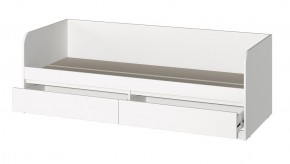 МС "Хилтон" Кровать 0,8 (Белый текстурный) 800*2000 в Ноябрьске - noyabrsk.mebel24.online | фото