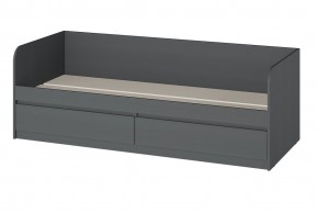 МС "Хилтон" Кровать 0,8 (графит) в Ноябрьске - noyabrsk.mebel24.online | фото 3