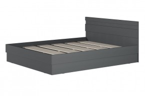 МС "Хилтон" Кровать 1,6 (графит) 1600*2000 в Ноябрьске - noyabrsk.mebel24.online | фото