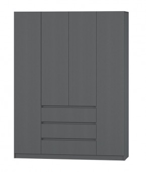 МС "Хилтон" Шкаф №1 1600 (Графит) в Ноябрьске - noyabrsk.mebel24.online | фото